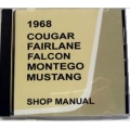 1968 Cougar,Falcon,Fairlane,Montego And Mustang Shop Manual